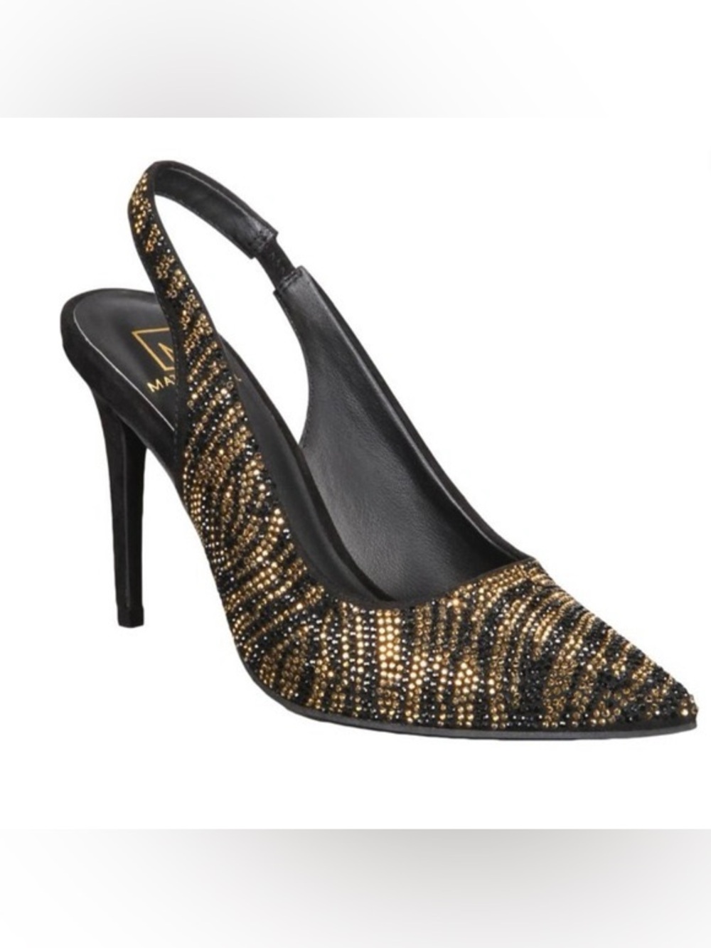 Material Girl Darcie pointed-toe slingback stiletto pumps